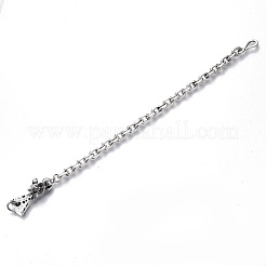Men's Alloy Cable Chain Bracelets&nbsp;BJEW-T014-03