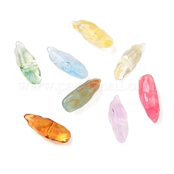 Two Tone Imitation Gemstone Style Acrylic Beads&nbsp;AC-CBA6852-01A