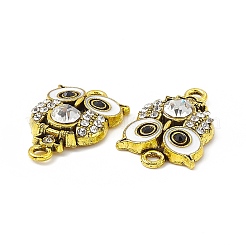Alloy Rhinestone Connector Charms&nbsp;FIND-C019-10AG-01