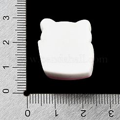 不透明樹脂とプラスチックカボション  動物  ハート  猫の形  24x20.5x9.5mm&nbsp;RESI-K029-03A