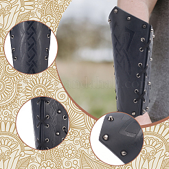 Adjustable PU Leather Cord Bracelet with Cord&nbsp;AJEW-WH0270-433B
