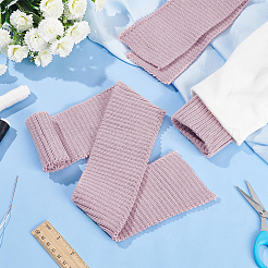 95% Cotton & 5% Spandex Fiber Ribbing Fabric for Cuffs&nbsp;OCOR-WH0082-148D