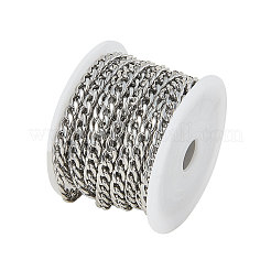 304 Stainless Steel Curb Chains&nbsp;CHS-CJ0001-14P