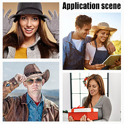 6Pcs 6 Styles Leather Hat Band&nbsp;AJEW-NB0006-83
