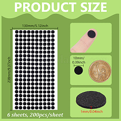 6 Sheets EVA Foam Stickers&nbsp;STIC-PH0001-06B