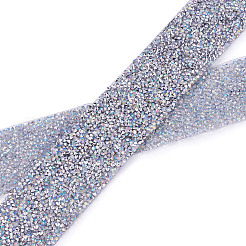Glitter Resin Hotfix Rhinestone(Hot Melt Adhesive On The Back)&nbsp;OCOR-TA0002-02-40mm
