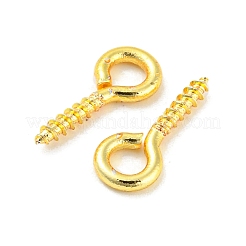 真鍮ネジアイペグベイル  長持ちメッキ  鉛フリー＆カドミウムフリー  ゴールドカラー  12x5x1.2mm  穴：2.5mm  ピン：1.7mm&nbsp;KK-H452-38G
