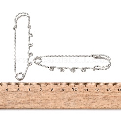 304 Stainless Steel Safety Pins Brooch Findings&nbsp;STAS-C181-01F-P