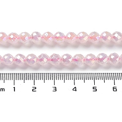 Electroplated Natural Rose Quartz Beads Strands&nbsp;G-Z038-A03-01AB