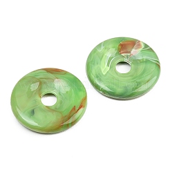 Opaque Imitation Jade Acrylic Pendants&nbsp;OACR-G064-07B
