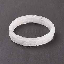 Natural Quartz Crystal Stretch Bracelets&nbsp;BJEW-F406-B23