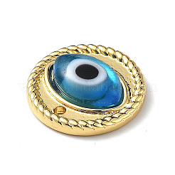 Handmade Lampwork Evil Eye Pendants&nbsp;ZIRC-L102-15G