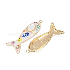 Printed Alloy Enamel Big Pendants&nbsp;RB-CBAA915-01G