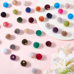 96Pcs 24 Colors Plastic Pendants&nbsp;KY-SC0002-40