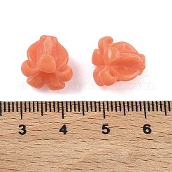 Synthetic Coral Carved Beads&nbsp;LS-CORA-K010-01G