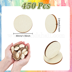 450Pcs Unfinished Wood Cutouts&nbsp;WOOD-UN0001-27