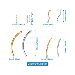 Brass Tube Beads&nbsp;KK-FW0001-06