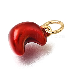 Brass Enamel Pendants&nbsp;KK-G605-17G-02