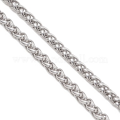 304ステンレススチール製喜平チェーンブレスレットの作り方  変色しない  ステンレス鋼色  6-1/4インチ（16cm）&nbsp;AJEW-JB01473