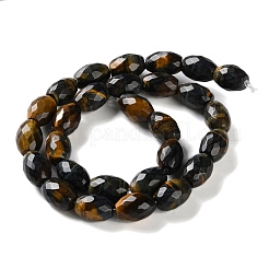 Dyed Natural Tiger Eye Beads Strands&nbsp;G-C135-J04-01