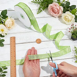 Polyester Tartan Ribbon&nbsp;OCOR-WH0082-574D-02