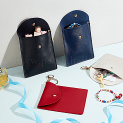 4Pcs 4 Colors Imitation Leather Jewelry Storage Bags&nbsp;AJEW-GA0004-55A