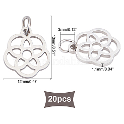 304 Stainless Steel Pendants&nbsp;STAS-UN0018-96P