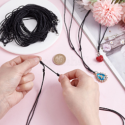 15Pcs Adjustable Waxed Cord Necklaces Making&nbsp;NJEW-HY0001-07