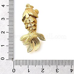 Brass Micro Pave Cubic Zirconia Pendants&nbsp;KK-R217-01G-01