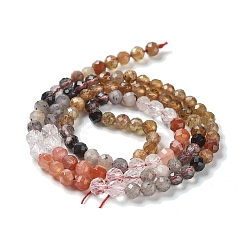 Natural & Synthetic Mixed Gemstone Beads Strands&nbsp;G-D080-A01-01