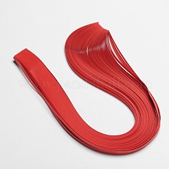 クイリングペーパーストリップ  インディアンレッド  390x3mm  約120ストリップ /袋&nbsp;X-DIY-J001-3mm-B30