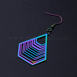 201 Stainless Steel Dangle Earrings&nbsp;LS-STAS-S105-JN422