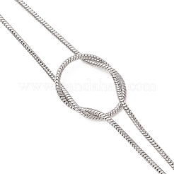 304 Stainless Steel Snake Chain Bracelets for Women&nbsp;BJEW-JB13359