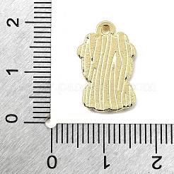 亜鉛合金エナメルペンダント  動物チャーム  ゴールドカラー  牛  18x11.5x1.5mm  穴：1.5mm&nbsp;FIND-Z080-01G-05
