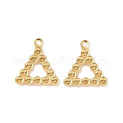 Ion Plating(IP) 304 Stainless Steel Pendant Rhinestone Settings&nbsp;STAS-F293-04G