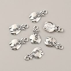Money Theme Tibetan Style Alloy Pendants&nbsp;FIND-CJC0004-30AS-02