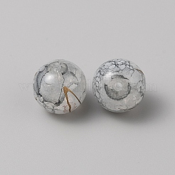 Handmade Drawbench Lampwork Beads&nbsp;FIND-WH0152-572D
