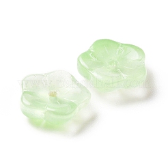 Transparent Spray Painted Glass Beads&nbsp;GLAA-I050-01