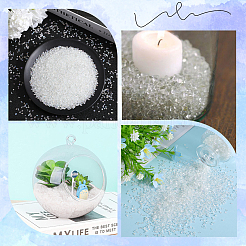 透明電気めっきの砕いたガラス工芸品  ABカラーメッキ  不規則なガラスチップ  ネイルアート用 diy 花瓶フィラー  クリアAB  1.5~2x1.5~2mm  200 G /ボックス&nbsp;GLAA-SC0001-98A-01