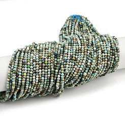 Natural HuBei Turquoise Beads Strands&nbsp;G-L628-B02-3mm-01