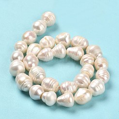 Natural Cultured Freshwater Pearl Beads Strands&nbsp;PEAR-E016-108