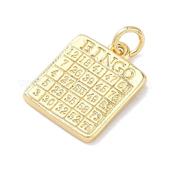 Brass Pendants&nbsp;KK-P349-13G