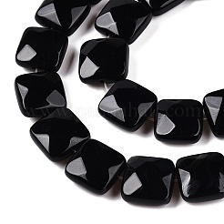 Dyed & Heated Natural Black Agate Beads Strands&nbsp;G-T138-165