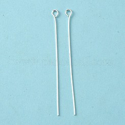 アイアン製9ピン  ニッケルフリー  銀  約100個/セット  20ゲージ  50x0.8mm&nbsp;IFIN-50x0.8mm-S-02-NF