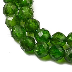 Natural Green Diopside Beads Strands&nbsp;G-NH0046-A01-02