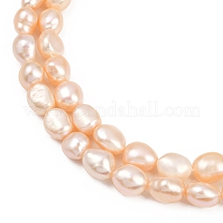 Natural Cultured Freshwater Pearl Beads Strands&nbsp;PEAR-P064-20K-04C-02