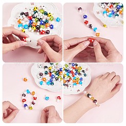 55Pcs 11 Style Mushroom Handmade Lampwork Beads&nbsp;LAMP-SZ0001-14
