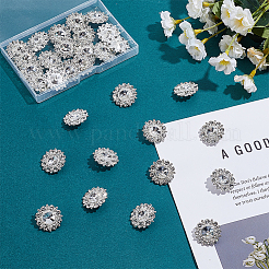 30Pcs Alloy Rhinestone Shank Buttons&nbsp;BUTT-HY0001-28