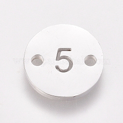 Non-Tarnish Numbers 304 Stainless Steel Links&nbsp;STAS-G216-05P