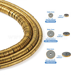 3 Strands 3 Styles Electroplate Non-magnetic Synthetic Hematite Beads Strands&nbsp;G-CW0001-09
